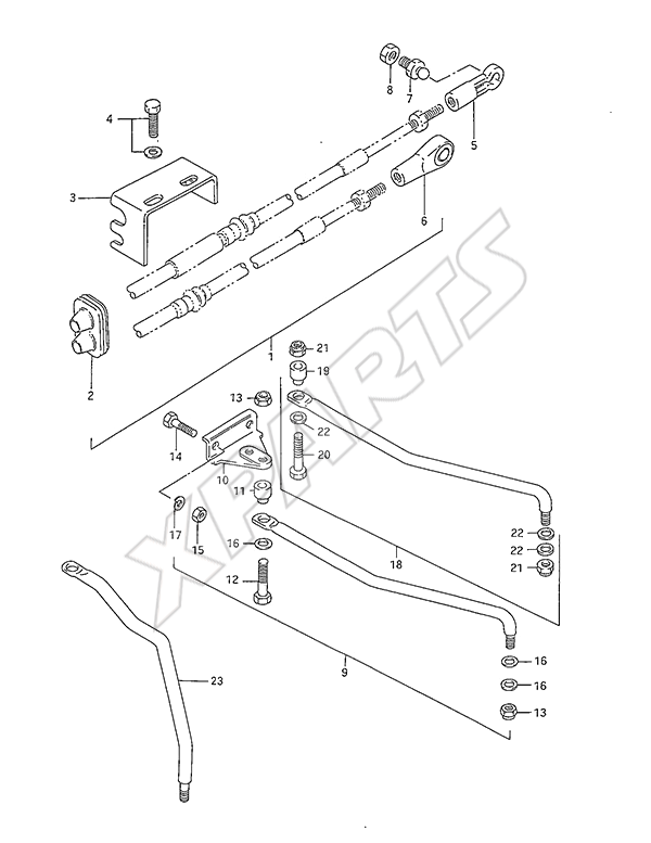 Remocon Parts til Suzuki motor
